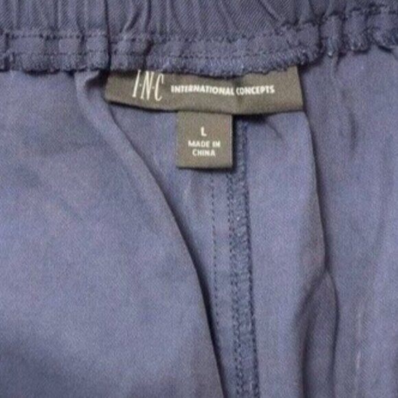 INC International Concepts Utility Jogger Pant Blue Stretch Pockets - Picture 13 of 13